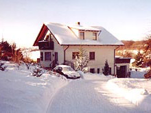 Ferienwohnung im Winter S�chsische Schweiz